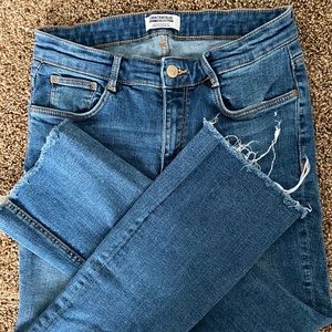 Zara kick flare jeans